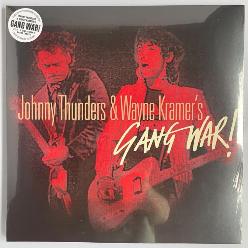 Johnny Thunders & Wayne Kramer – Gang War – Yellow and Red Double Vinyl, LP NEW